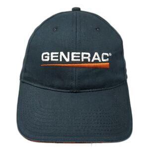Generac Baseball Cap Blue One Size Strapback Logo Embroidered Power Systems Hat